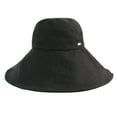 thumbnail image 2 of Sombrero para el sol de ala ancha para mujer, sombrero de verano UPF 5+, sombreros de playa plegables y enrollables para METRO, 2 of 9