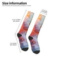 thumbnail image 2 of Cauagu Colorful Abstract Waves Print Women's Men's Ankle Socks 1-pack Casual Athletic Socks for Unisex Adult Moisture-Wicking Socks for Daily Wear/Running/Sport, 2 of 8