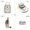 thumbnail image 3 of FORMRS Crossbody Bag for Women Quilted Travel Shoulder Cell Phone Purse with Chain Strap Handbag, White Nordic Christmas House, 3 of 7