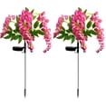 thumbnail image 2 of Solar Glicina LED Estaca Impermeable IP65 para Jardín (rosa) 2 Uds., 2 of 9