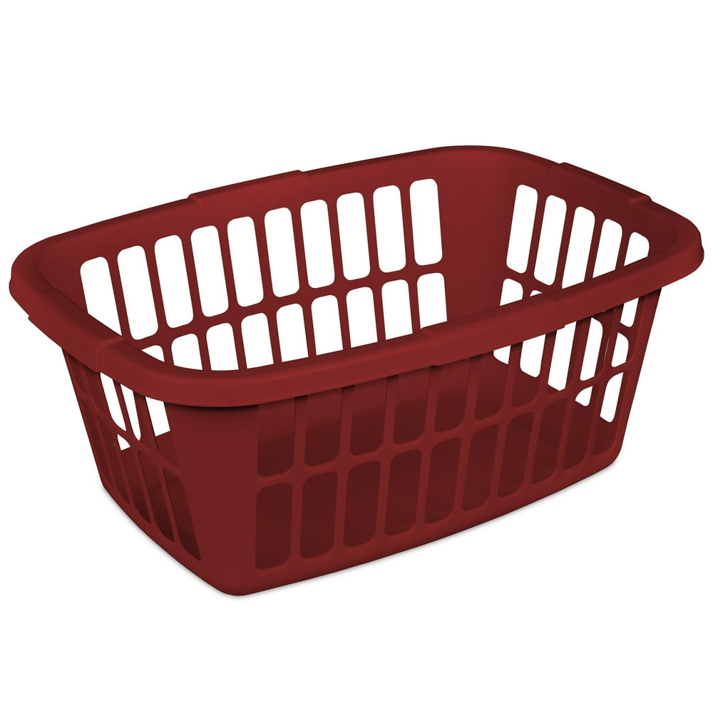 Mainstays 1.5 Bushel Laundry BasketMainstays Classic Red