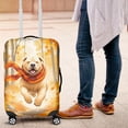 thumbnail image 4 of Welcome Fall Chinese Shar-Pei Strolling Through the Autumn Maple Forest Travel Luggage Cover Dog Lover Suitcase Dust Protective Decor - 12012, 4 of 5