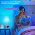 thumbnail image 5 of FRIDEKO HOME A19 Smart LED Light Bulbs, WiFi + Bluetooth, RGBWW Color Changing, 800lm, E26 Base, 9W (60W Eqv), Smart Light Bulbs Work with Alexa, Google Home, Smartthings, Music Sync, 4 Pack, 5 of 10