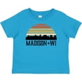 thumbnail image 3 of Inktastic Madison Wisconsin Skyline Retro Sunset Boys or Girls Baby T-Shirt, 3 of 5