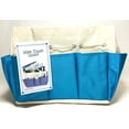 thumbnail image 6 of Allary #1610 Canvas Craft Caddy Organizer Project Tote 9.5"x5"x8.5", Blue, 6 of 9