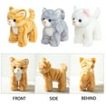 thumbnail image 6 of 2026 New Cat Plush Toys, Stuffed Animals Toys Cat Soft Pillow Toys, Animal Plush Toy Figurines, Super Adorable, Best Birthday Gifts for Holiday Xmas Easter for Friend and Family (Cat, White), 6 of 8