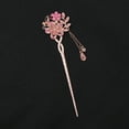 thumbnail image 6 of OUNONA Vintage Hair Rhinestone Flower Hairpins Chinese Japanese Hair Chopsticks Chignon Pin Ancient Hair Accessories for Long Hair ( ), 6 of 6