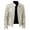 w93# Silver279, variant on Wuxian Men Punk Leather Jacket Stand Collar Full Zip Up Business Oversized Long Sleeve Casual Cozy Windproof Stylish Streetwear,Beige,L