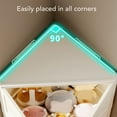 thumbnail image 4 of Corner Storage Cabinet Bathroom Cabinet Corner Shelf Unit Corner Bathroom Storage Unit for Bathroom, Bedroom, Kitchen, Living Room, 4 of 7
