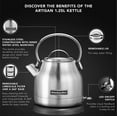 KitchenAid KEK1222SX 1.25-Liter Electric Kettle - Brushed Stainless Steel - image 2 of 4