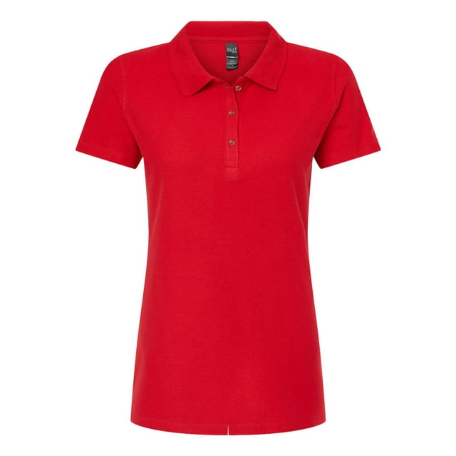 M&O 7600 Polo Ringspun pour Femmes