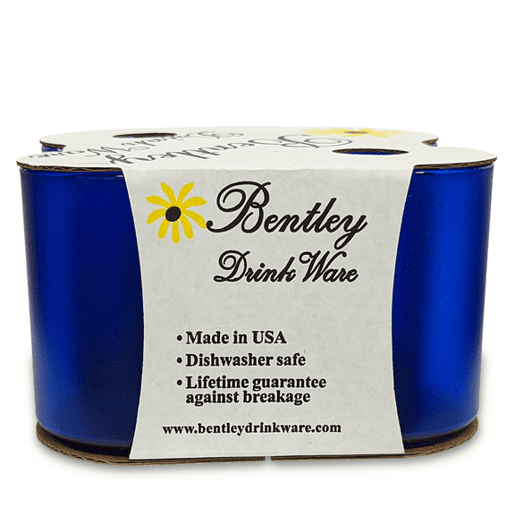 Bentley Cobalt Blue 11 oz. Tumblers, Set of 4 (TM4-2011)