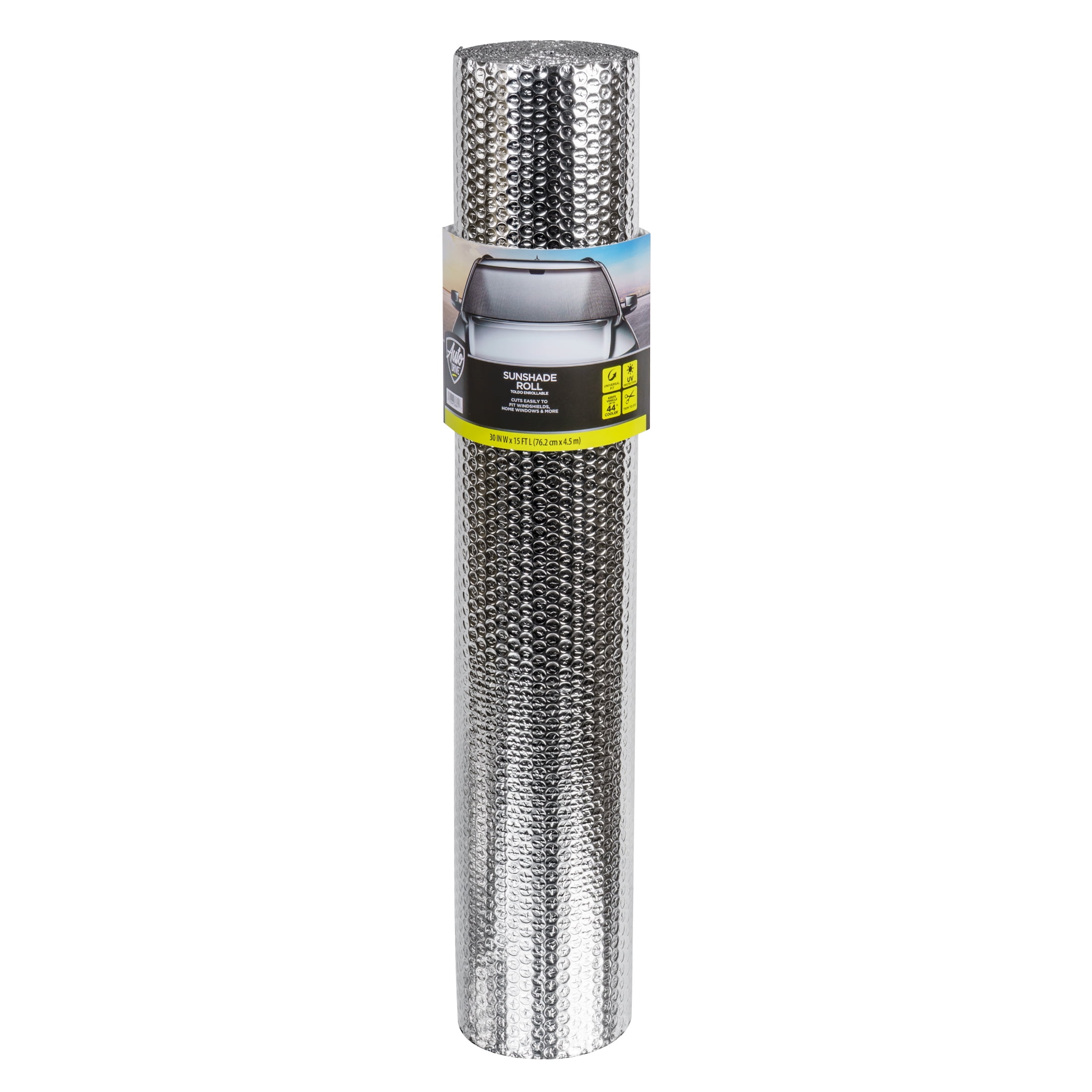 Auto Drive Reflective Insulation UV blocking Shade Roll Single Bubble For Car &RV 30"x15 Ft