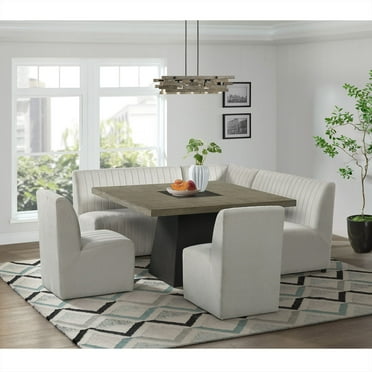 Picket House Furnishings Rizzo 6PC Standard Height Dining Set in Grey