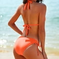 thumbnail image 4 of NICKSUN Women's Bikini Sets Two Piece Bathing Suits Sexy Halter Padded Bikini Swimsuits, 4 of 7