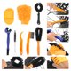 thumbnail image 2 of Juego de Herramientas de limpieza de bicicleta, 8 Uds., cadena de bicicleta, cepillo de limpieza de neumáticos, tabla de raspado, guantes YUNYI BRAND Deportes, 2 of 8