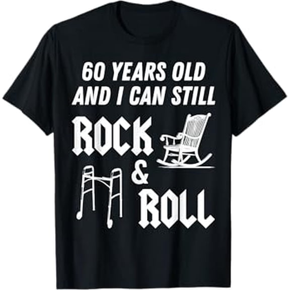 Vintage 60th Birthday Decorations Men Gag Funny 60 Birthday T-Shirt