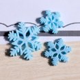 thumbnail image 4 of GOOHOCHY 50pcs Snowflakes Diy Craft Resin Charms For Christmas Decorations Winter Party Embellishments Assorted, 4 of 8