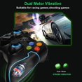 thumbnail image 5 of Controlador de juegos inalámbrico para PS3, para PC con Windows, joystick para TV Box, para Android, control de teléfono inteligente, azul, 5 of 5