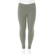 LVGS High Waist Women Leggings – Full Length Yoga Pants & Compression Tights (M, Militiary Green)
