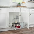 thumbnail image 3 of Rev-A-Shelf Pullout Single Basket Organizer for Kitchen Cabinets, 18 x 22 In, 3 of 13