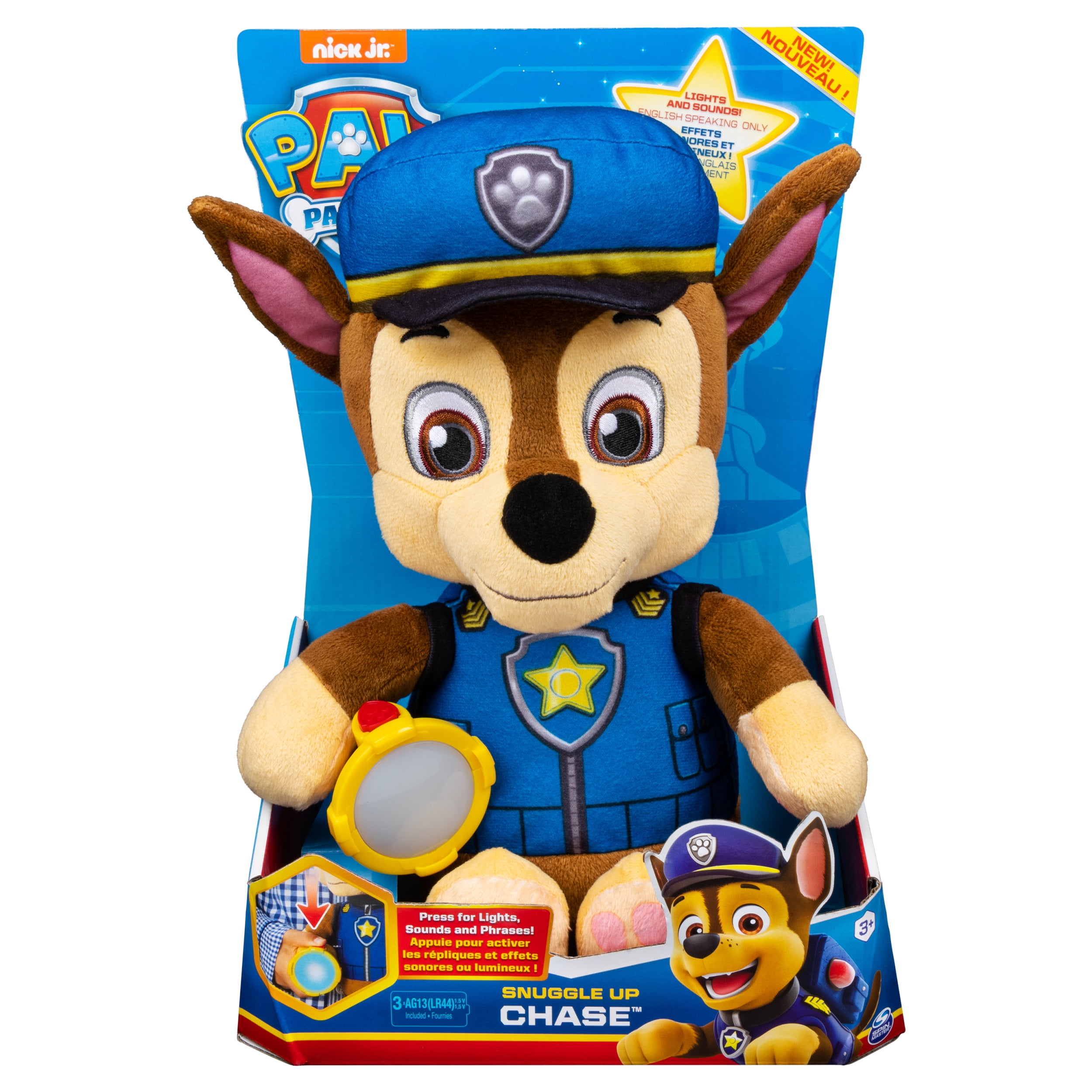 Paw Patrol Skye Plush Stuffed Animal With Light up Flashlight and Lullaby Sounds for sale online 
