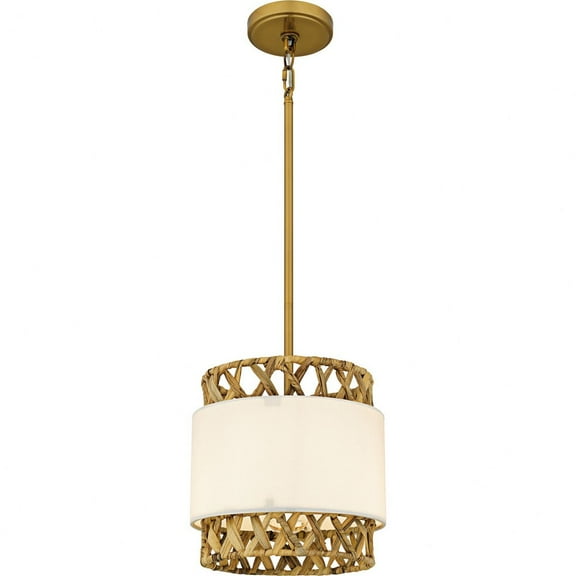 KAT1510BRG Quoizel Lighting Kate - 1 Light Mini Pendant-10.25 Inch Tall and 10 Inch Wide