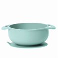 thumbnail image 2 of KC Luv Silicone Suction Baby Bowl Set of 2, Moody Blue & Earth Brown, BPA Free, Soft Food Grade Silicone, 2 of 10