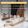 thumbnail image 5 of Koville Luxury Marble Rolling Pin (Grigio Fantasy), 5 of 7