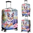 thumbnail image 2 of Watercolor Hello Winter Australian Cattle Dog Chill Christmas Welcome Travel Luggage Cover Heeler Lover Gifts Suitcase Dust Protective Decor - 00016, 2 of 5