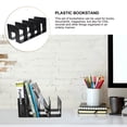 thumbnail image 3 of YSNOOWE Organizador De Archivos De Plástico Negro Para Escritorio Con Soporte Decorativo Resistente Y, 3 of 8