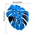 thumbnail image 5 of 3D Mirror Leaf Flower Acrylic Mural Decal Removable Wall Sticker DIY Home Decor Self Adhesive Mirror Stickers for Living Room Bedroom Wall Decoration Home Improvement Removable Wall Art Sticker, 5 of 5