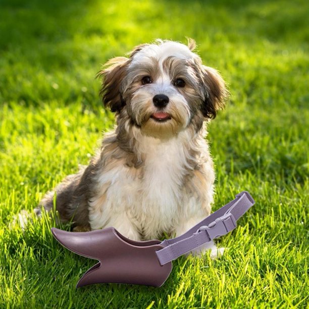 Cómodo bozal de perro de silicona Anti-mordedura pato boca cachorro máscara accesorios para mascotas Tmvgtek Para estrenar
