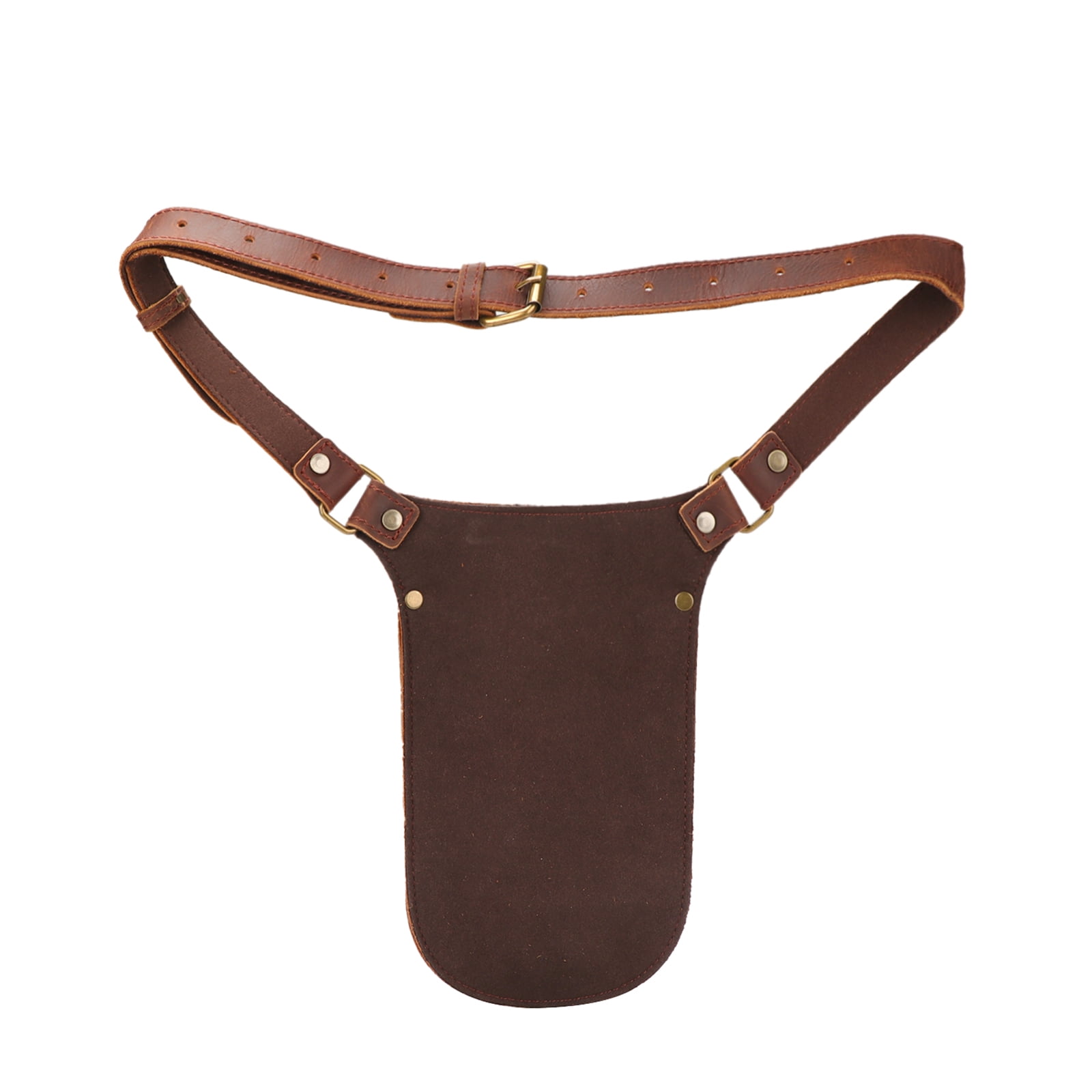 Tourbon Leather Gardener Carry Pouch Florists Tool Belt Bag for Carpenter with 4 Pockets