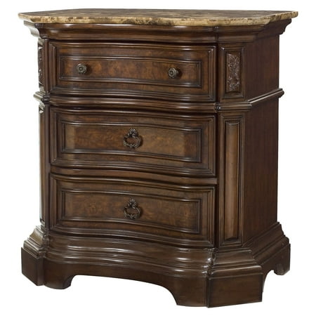 Meridian Cherry - Edington 3 Drawer Nightstand - European Cherry