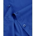 thumbnail image 7 of Siliteelon Long Sleeve Cotton Button Up Shirts for Women Formal Dressy Shirts Regular Fit Cotton Botton Down Shirt Royal Blue, 7 of 7