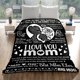 thumbnail image 2 of LHSHID Mother Blanket Warm Soft Throw Blanket Mom Gifts for Mothers Day Birthday Gifts for Mom from Daughter Son I Love You Mom(Grey) 60x80in, 2 of 6