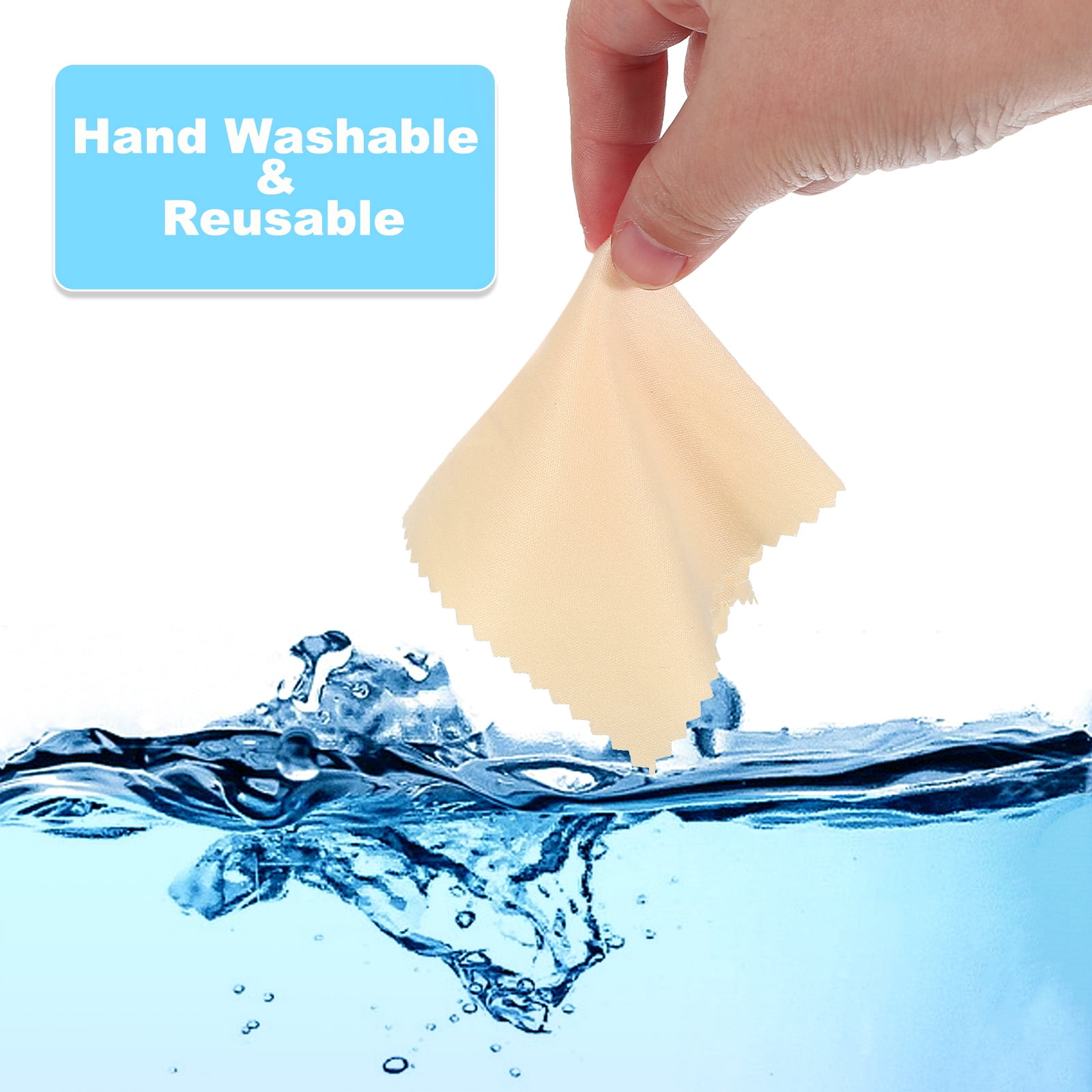 Unique Bargains Eyeglass Microfiber Cleaning Cloth for Camera Lenses, Glasses Yellow