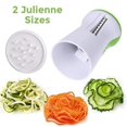 thumbnail image 4 of Heavy Duty Spiralizer vegetable cutter white+green 14*7cm, 4 of 5