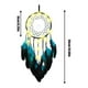 thumbnail image 3 of 1Set Dreamcatcher Blue Tree with Feathers with LED Lamp, Handmade Indians Traditional Circular Net for Wall Hanging Deco, 3 of 5