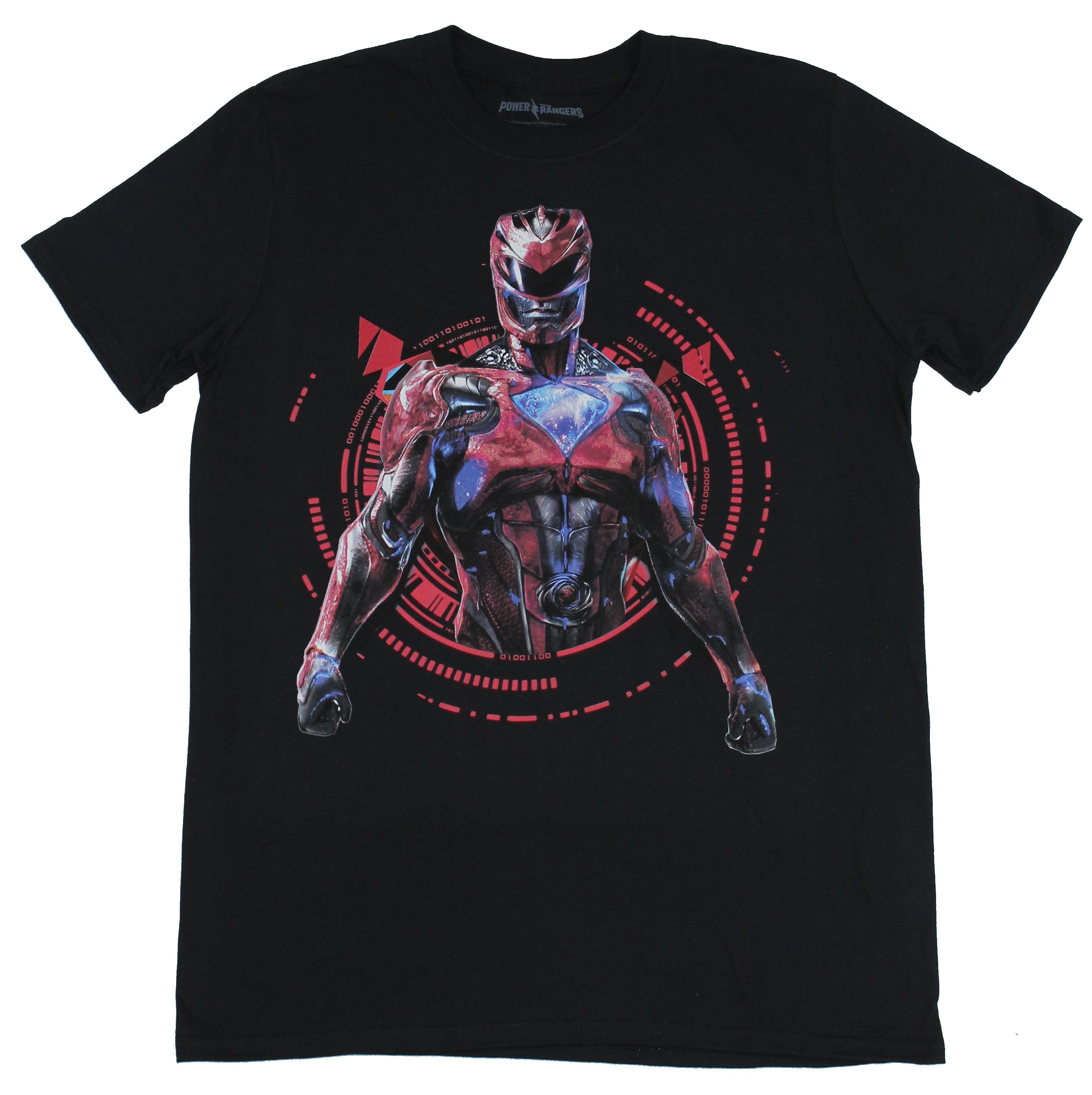 Mighty Morphin Power Rangers Mens TShirt Live Action Red Ranger