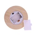 thumbnail image 4 of Abbracc Glass Bell Jar Display Dome Bamboo Base with Artificial Rose Bedside Table Lamp Blue, 4 of 8
