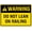 Warning Sign 6, variant on Warning Do Not Lean On Railing Sign NO.16493 - 8"x12" Site Safety Metal Tin Sign, Clear Warning for Home Business, Railing Safety