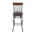 thumbnail image 6 of Linon Four Oval Back Bar Stool, Brown, 30 inch Seat Height, 6 of 9