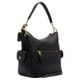 thumbnail image 3 of Coach Women's Convertible Leather Shoulder and Crossbody Bag, Black, 3 of 3
