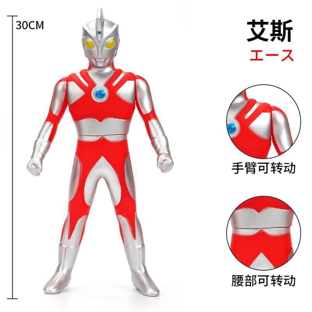 Figuras de acción Ultraman de goma blanda grandes de 30CM, modelo de marionetas, juguetes para niños, 107 especies, tipos completos actualizados continuamente xuanjing unisex