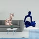 thumbnail image 2 of Estatua de gato humano, figura decorativa, escultura animal, arte, artesanía, adorno para chimenea, decoración abstracta, colección versátil, adorno d, 2 of 8