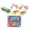 thumbnail image 2 of Juego de juguetes de vehículos urbanos ANGGREK Taxi de Autobús Caja Fuerte Educativa, 2 of 8
