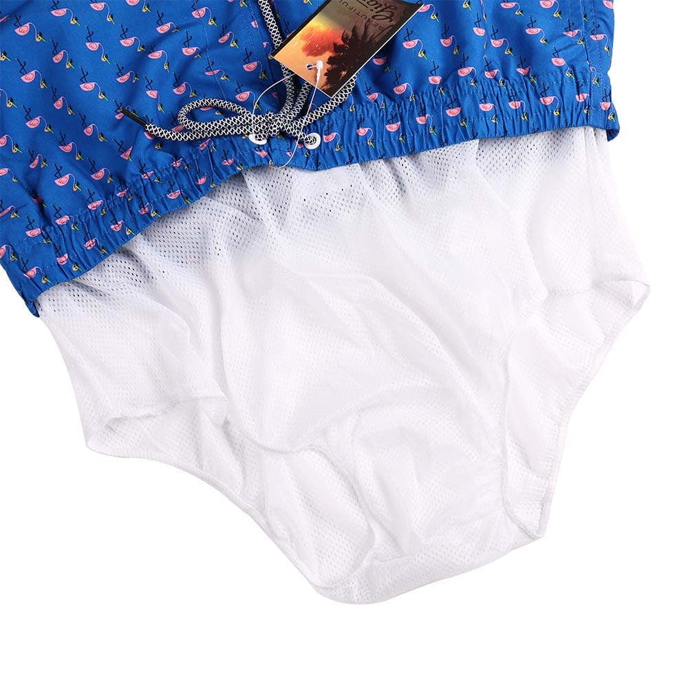 Beautiful Giant Boy's Swim Trunks Quick Dry Hawaii Style Swimwear Bathing Suit Briefs 2 Pack, Sizes 8-18
