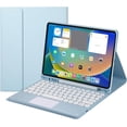 thumbnail image 1 of Funda con teclado táctil para iPad (A16) de 11.ª generación de 11 pulgadas (2025), iPad de 10.ª generación de 10,9 pulgadas (2022) con portalápices - Teclado Bluetooth táctil magnéticamente, 1 of 7